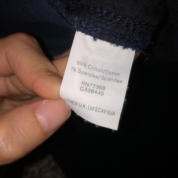 J.Crew ToothPick Blue Corduroys Pants - Picture 6 of 10